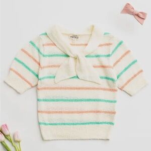 Finding Foxtail Sail Away Sweater in Charm Stripe